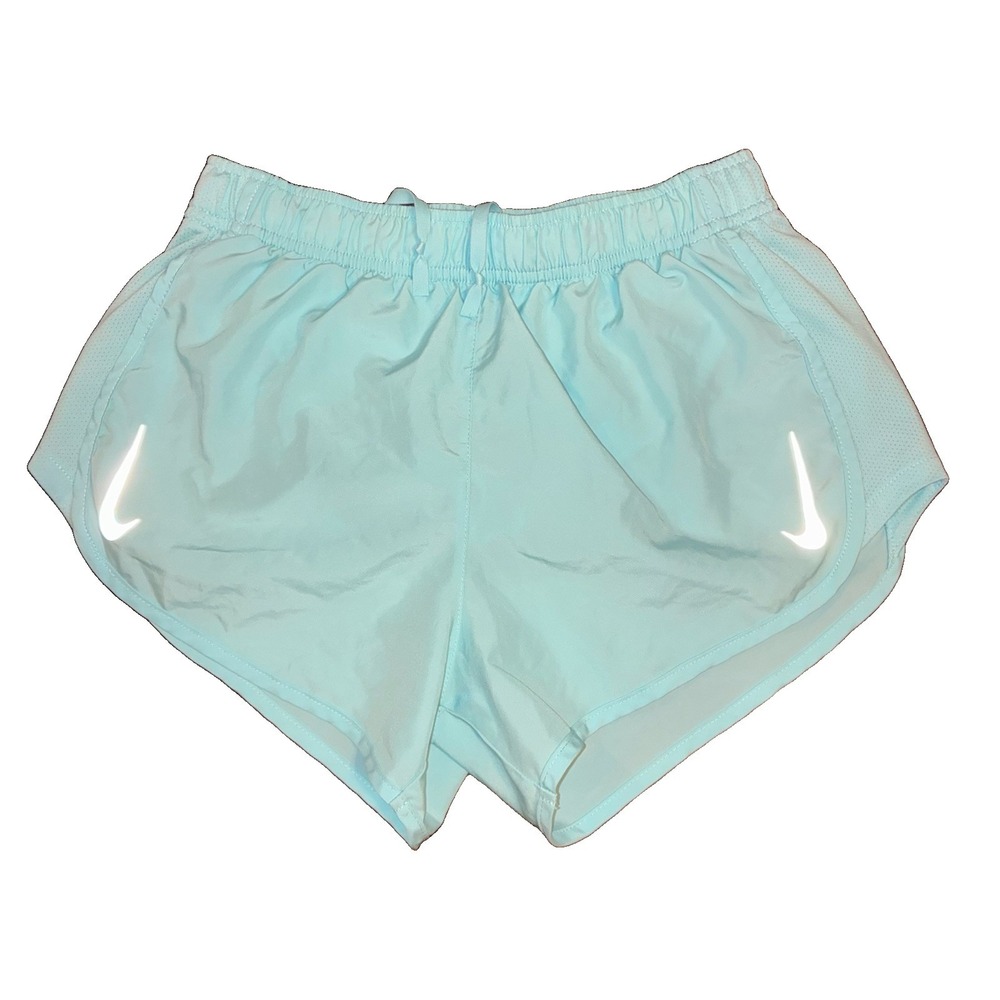 Nike Dri-FIT Youth Girls Shorts Size Small Blue Standard Fit Active Sports